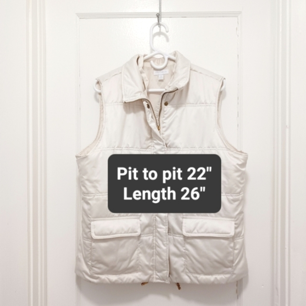 Charter Club Puffer Vest SZ XL - Picture 5 of 8